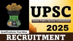UPSC Recruitment 2025