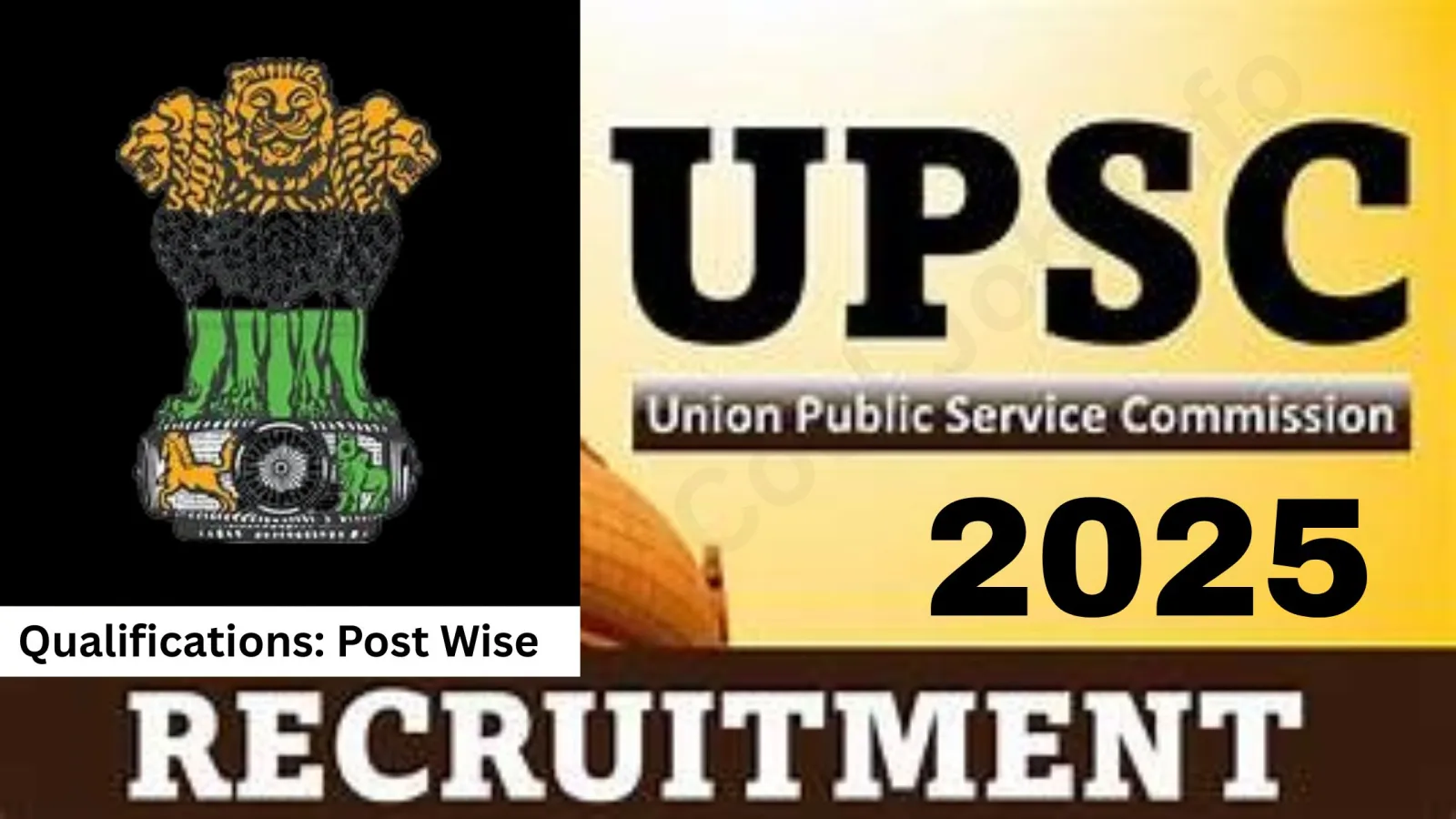 UPSC Recruitment 2025