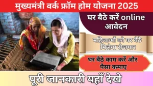 Mukhyamantri Work from Home Yojana 2025