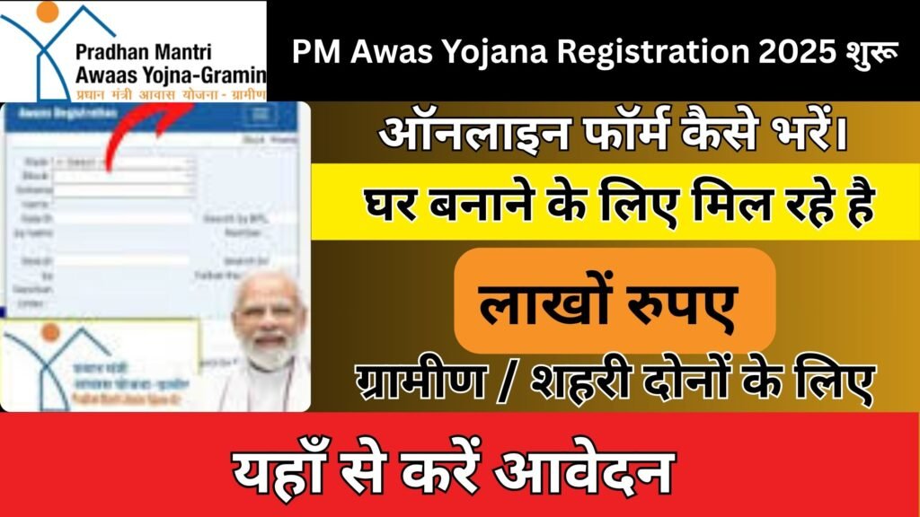 PM Awas Yojana Registration 2025