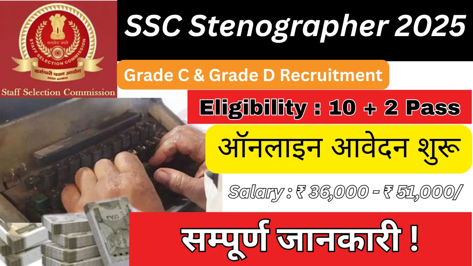 SSC Stenographer 2025