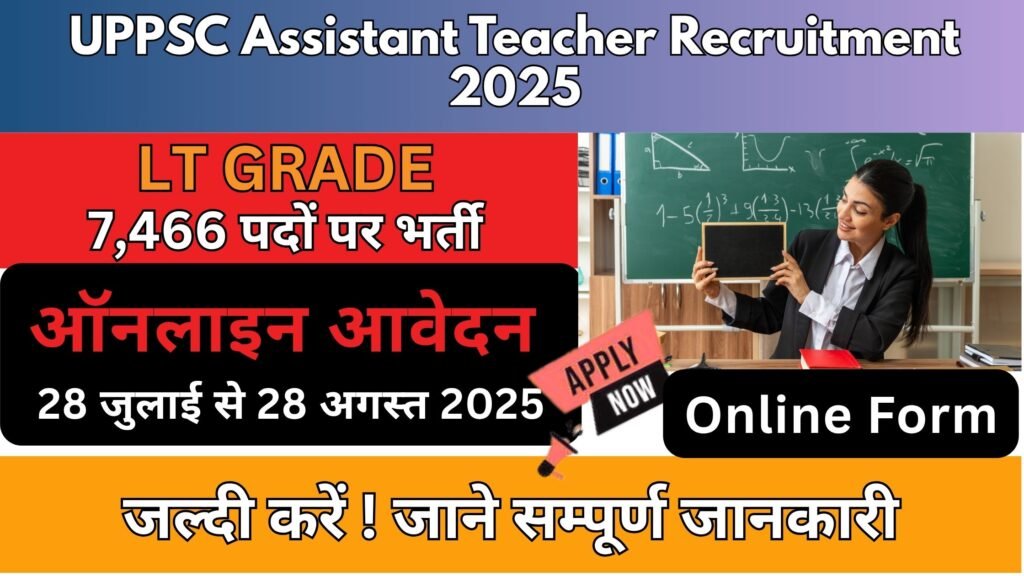 UPPSC Assistant Teacher Recruitment 2025