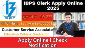 IBPS Clerk Apply Online 2025