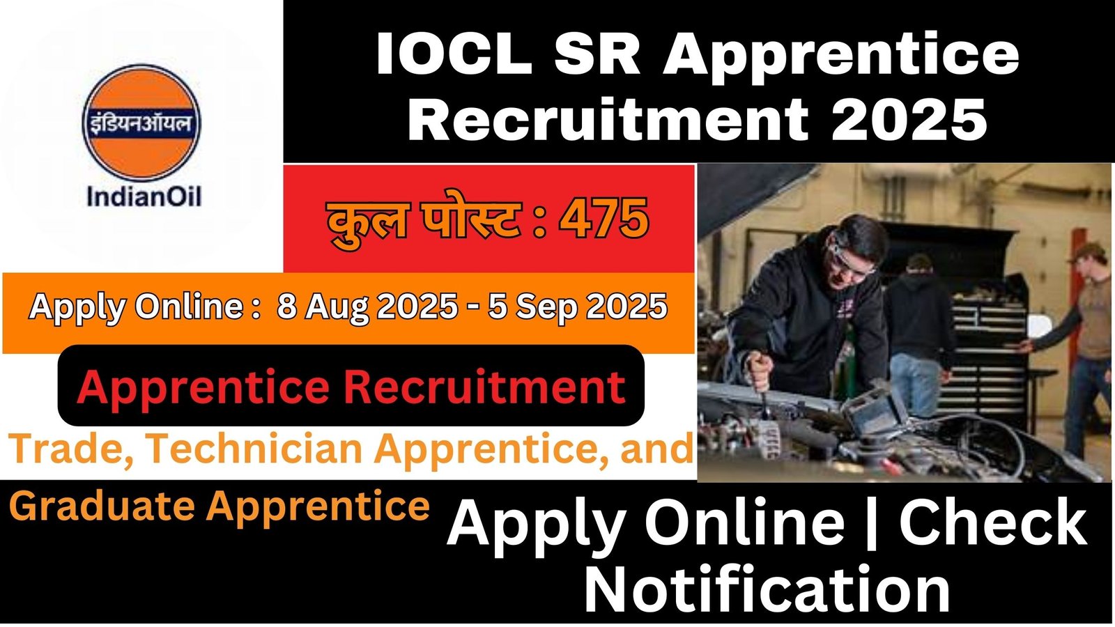 IOCL SR Apprentice Recruitment 2025