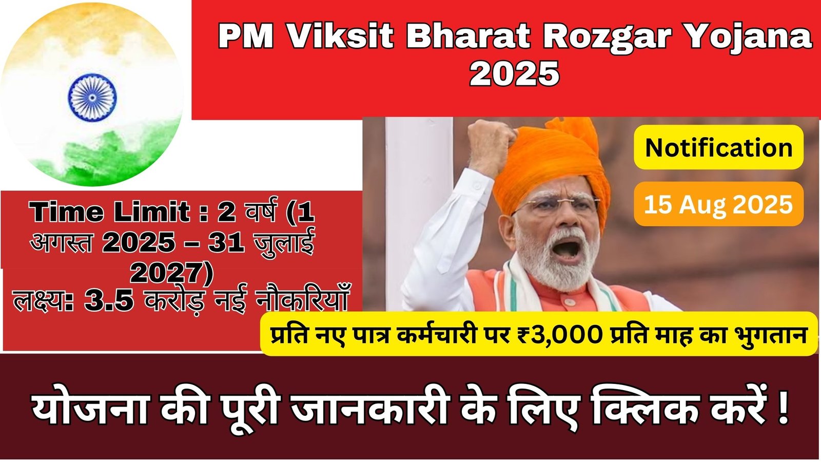 PM Viksit Bharat Rozgar Yojana 2025