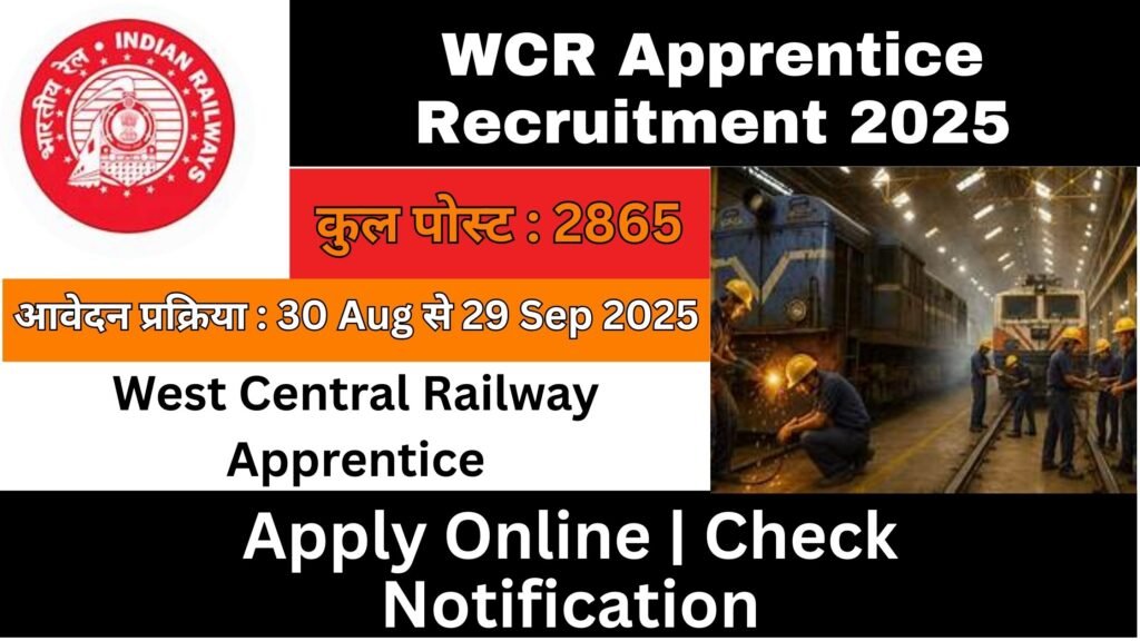 WCR Apprentice Recruitment 2025