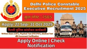 Delhi Police Constable Executive Recruitment 2025
