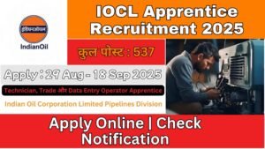 IOCL Apprentice Recruitment 2025