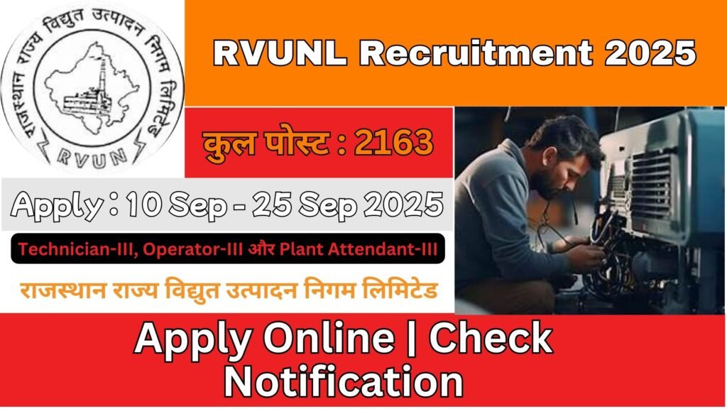 RVUNL Recruitment 2025