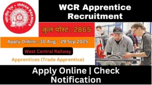 WCR Apprentice Recruitment