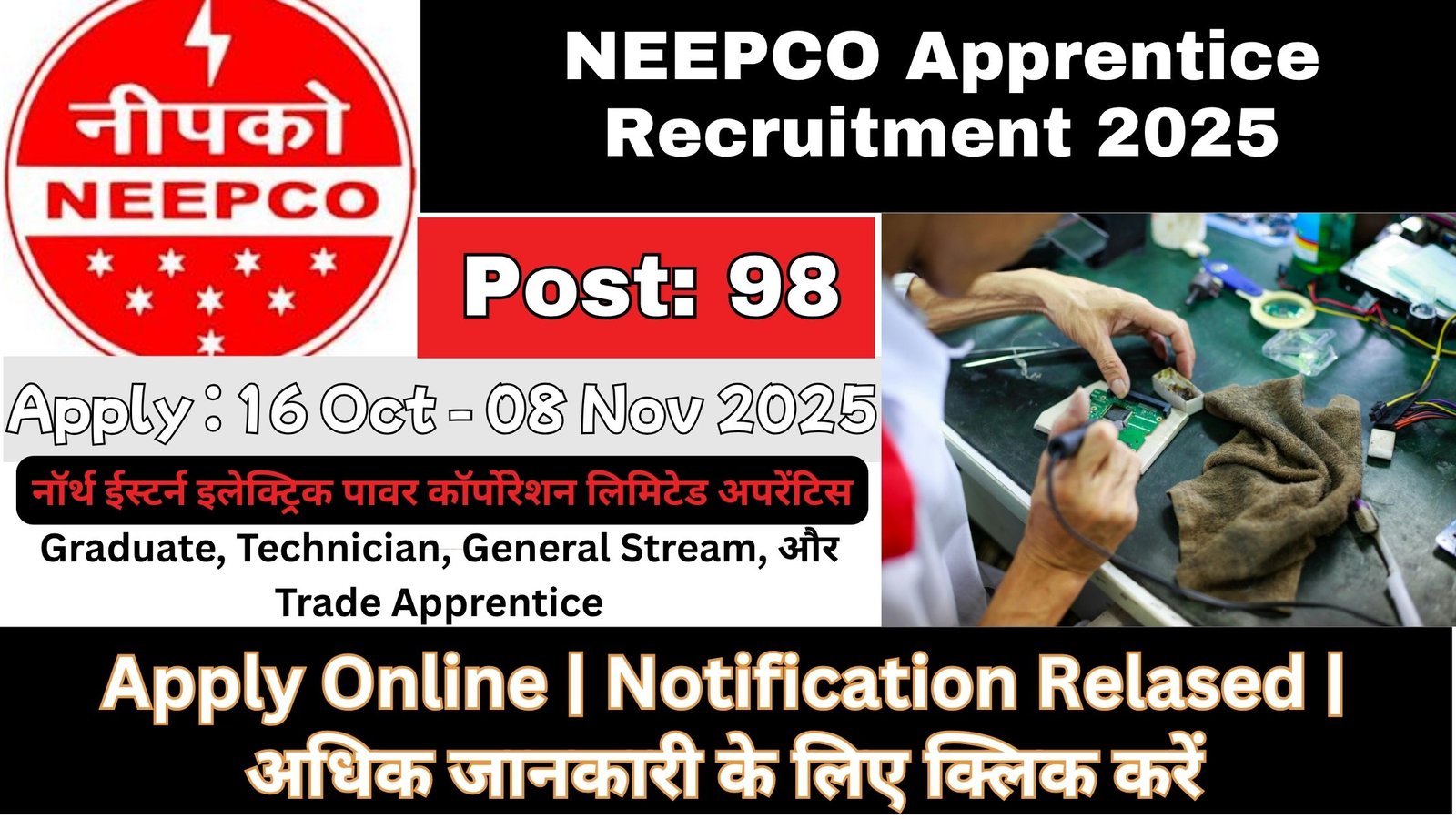 NEEPCO Apprentice Recruitment 2025