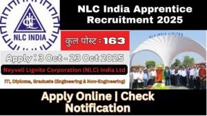 NLC India Apprentice Recruitment 2025