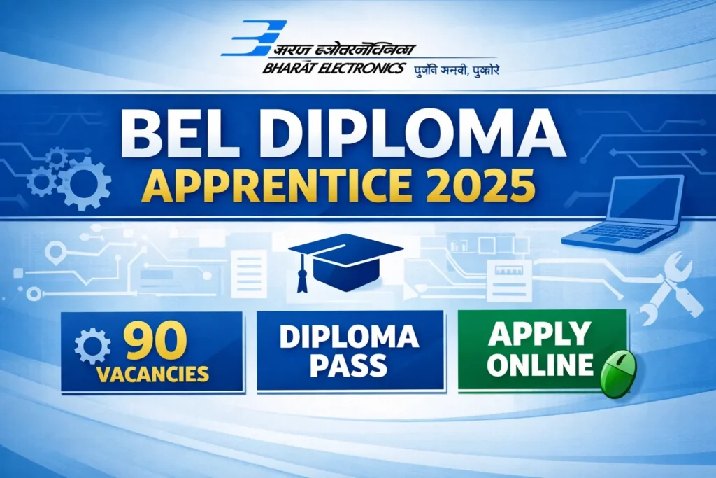 BEL Diploma Apprentice Recruitment 2025