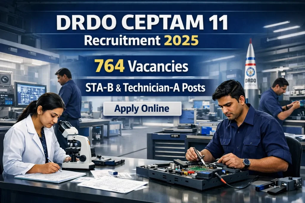 DRDO CEPTAM 11 Recruitment 2025