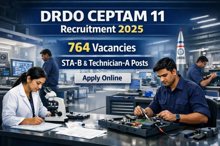 DRDO CEPTAM 11 Recruitment 2025