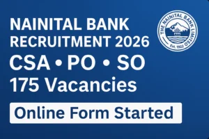 Nainital Bank Vacancy 2026