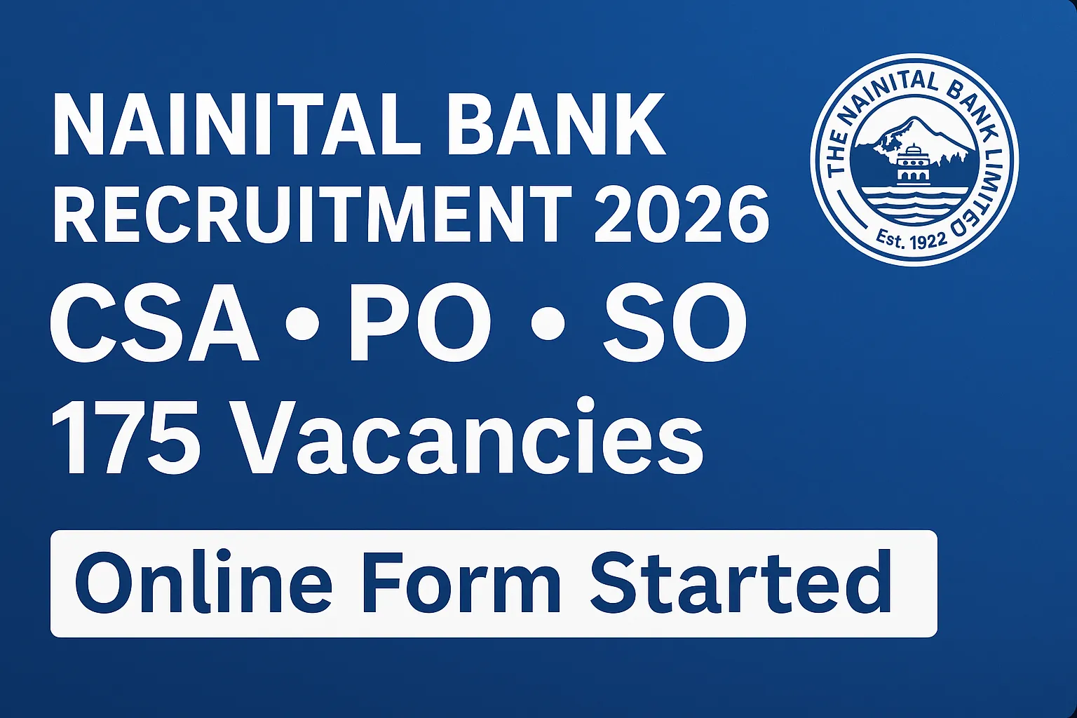 Nainital Bank Vacancy 2026