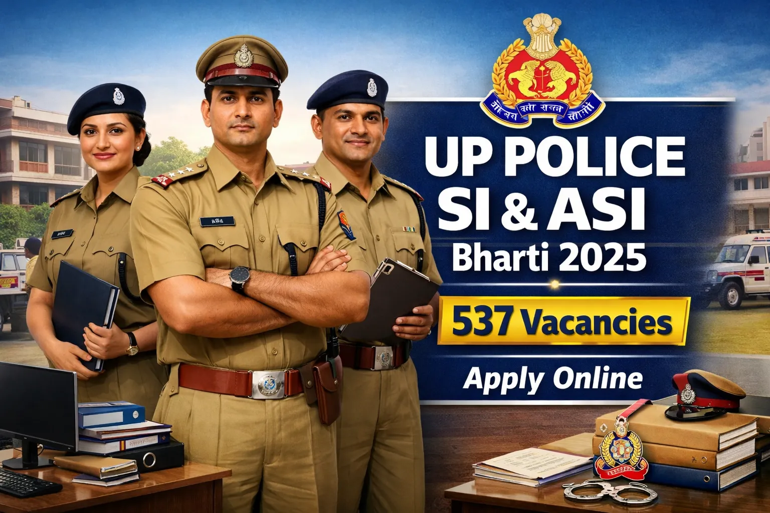 UP Police SI & ASI Bharti 2025
