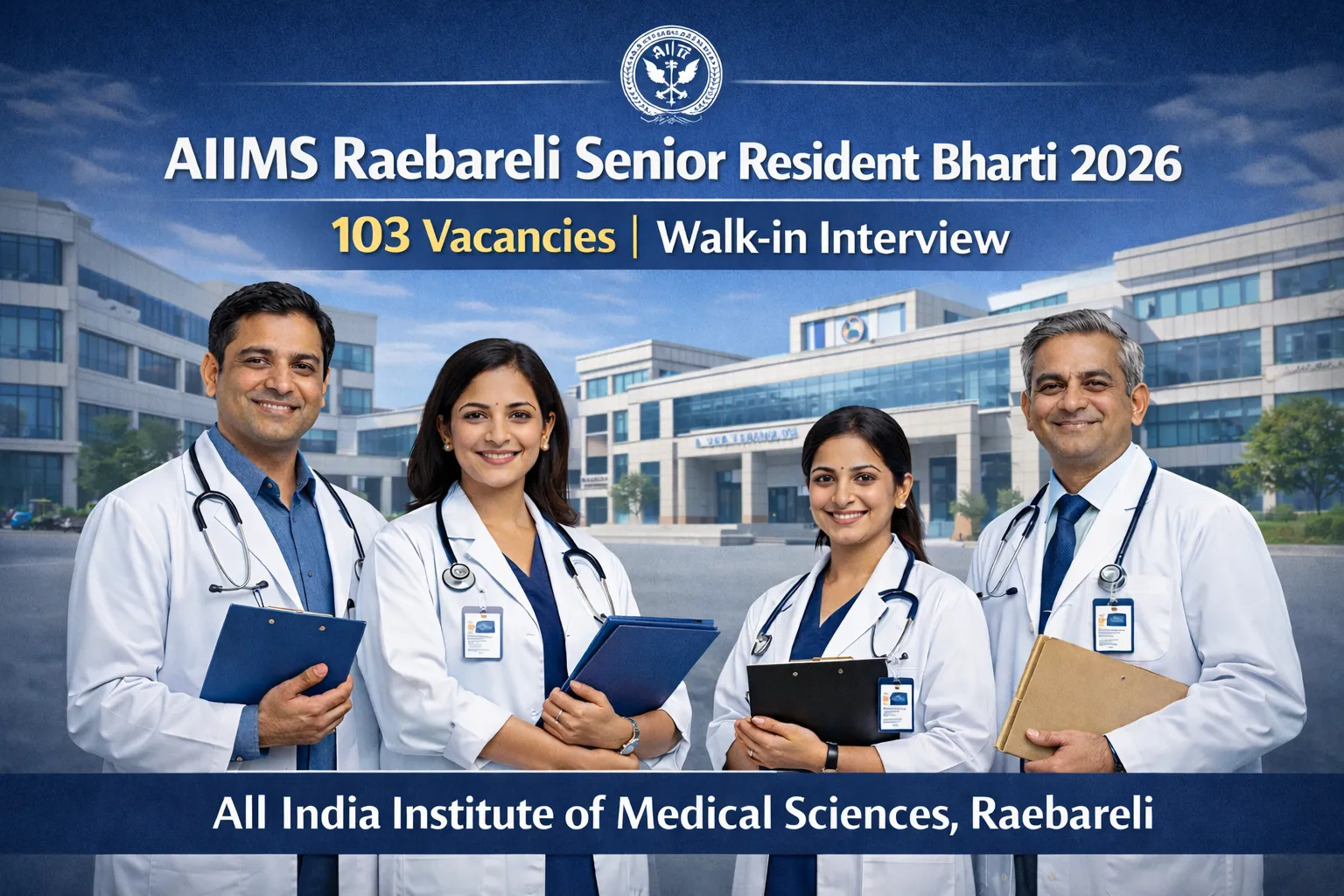 AIIMS Raebareli Senior Resident Bharti 2026