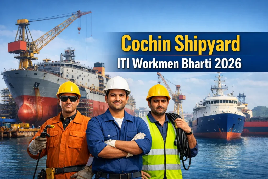 Cochin Shipyard ITI Workmen Bharti 2026