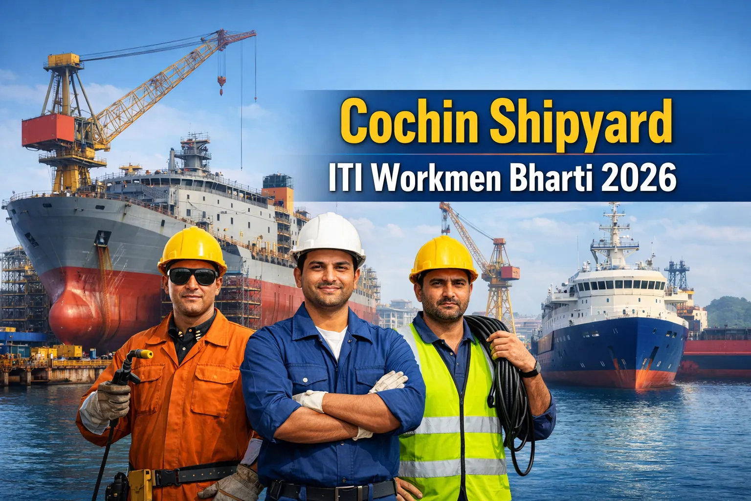 Cochin Shipyard ITI Workmen Bharti 2026