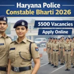 Haryana Police Constable Bharti 2026 Notification Out – 5500 Posts Apply Online