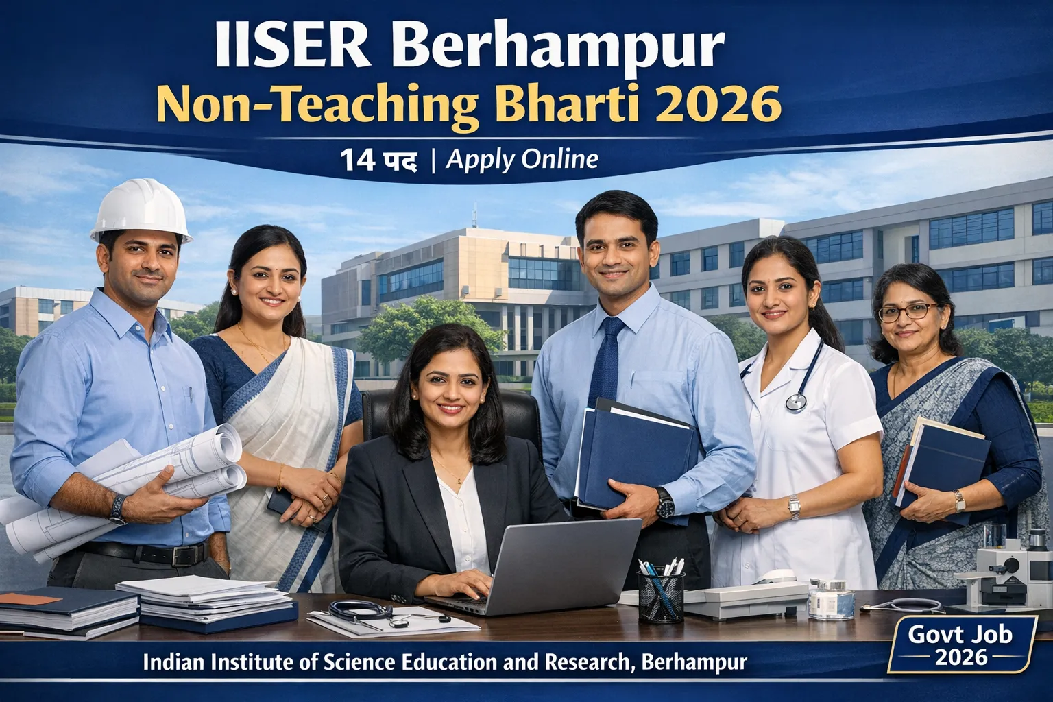 IISER Berhampur Non-Teaching Bharti 2026