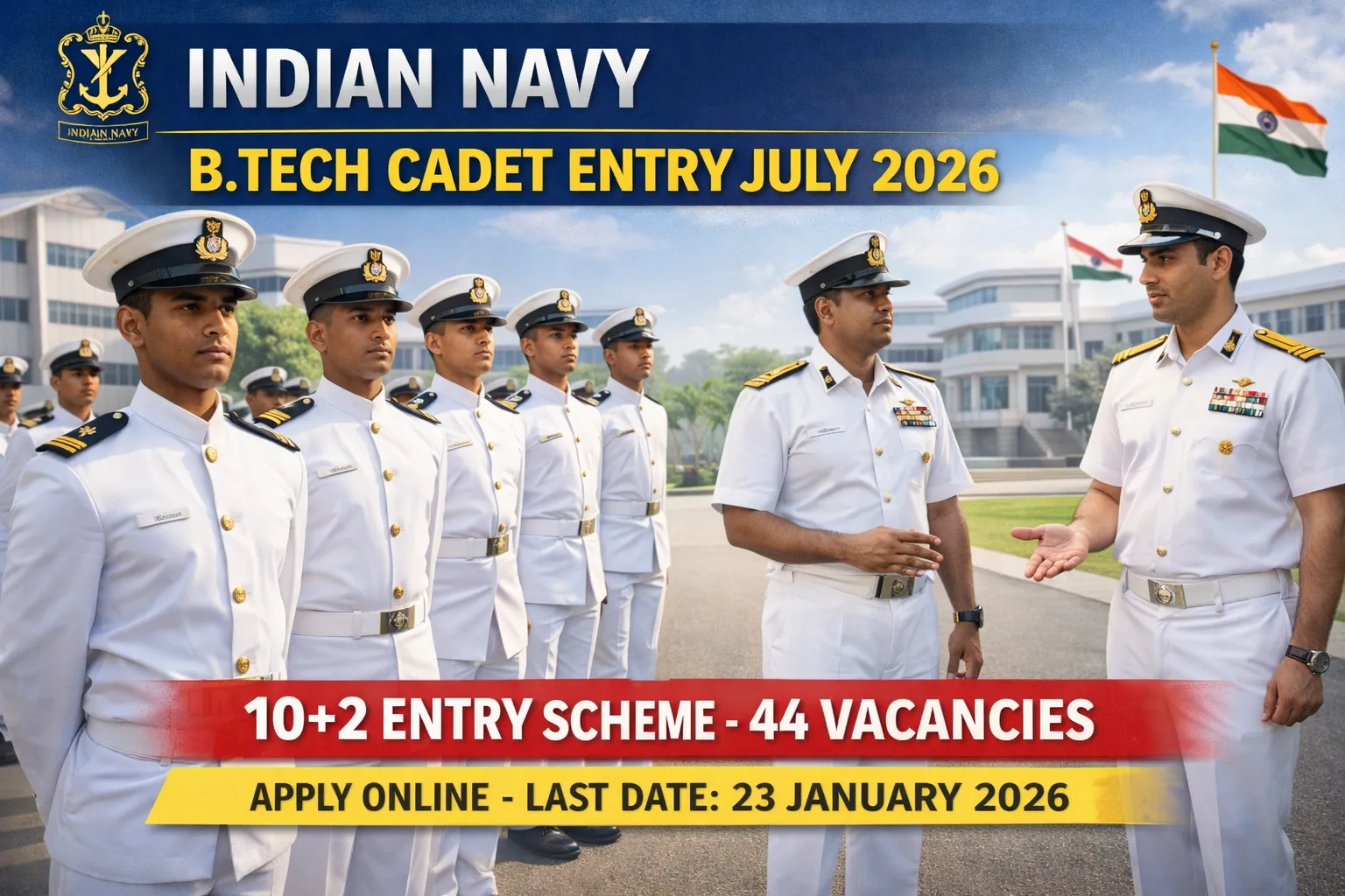 Indian Navy B.Tech Cadet Entry 2026