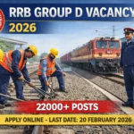 RRB Group D Vacancy 2026 Notification Out | 22000+ Posts Apply Online