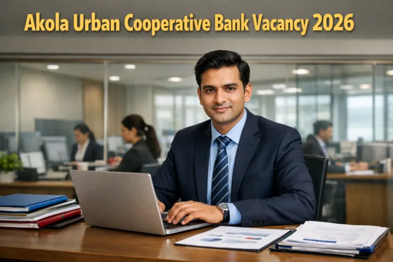 Akola Urban Cooperative Bank Vacancy 2026