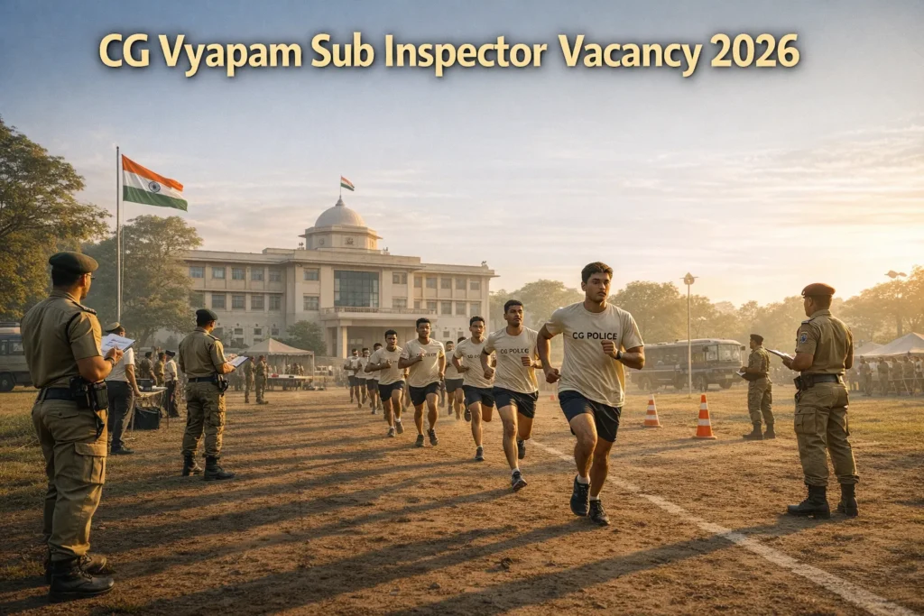CG Vyapam Sub Inspector Vacancy 2026