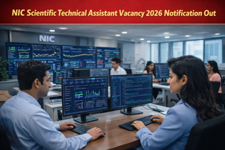 NIC Scientific Technical Assistant Vacancy 2026