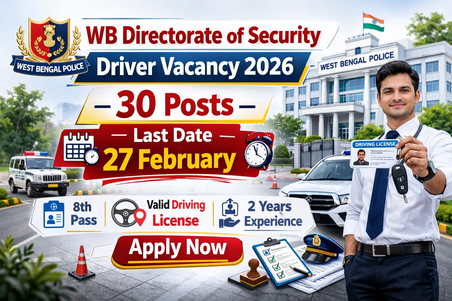 WB Directorate of Security Driver Vacancy 2026