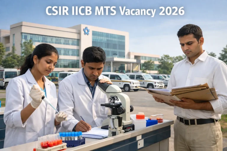 CSIR IICB MTS Vacancy 2026