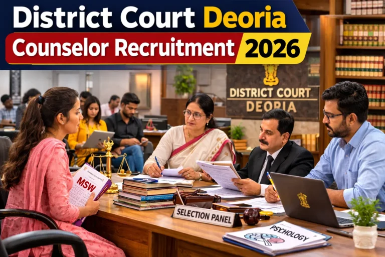 District Court Deoria Counselor Vacancy 2026