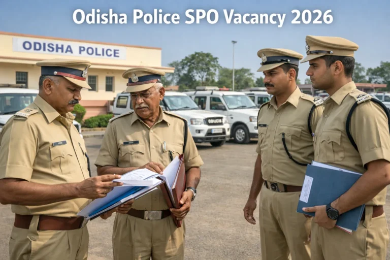 Odisha Police SPO Vacancy 2026
