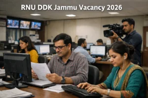 RNU DDK Jammu Vacancy 2026