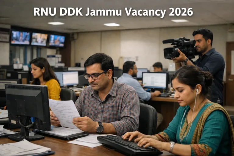 RNU DDK Jammu Vacancy 2026