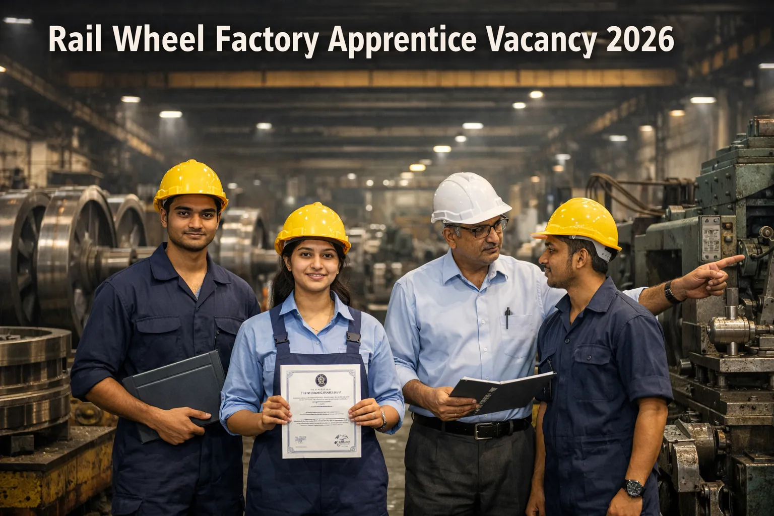 Rail Wheel Factory Apprentice Vacancy 2026