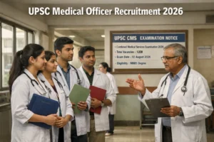 UPSC Medical Officer Recruitment 2026