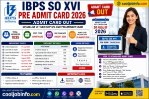 IBPS SO XVI Pre Admit Card 2026