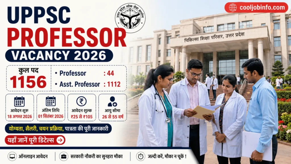 UPPSC Professor & Assistant Professor Recruitment 2026