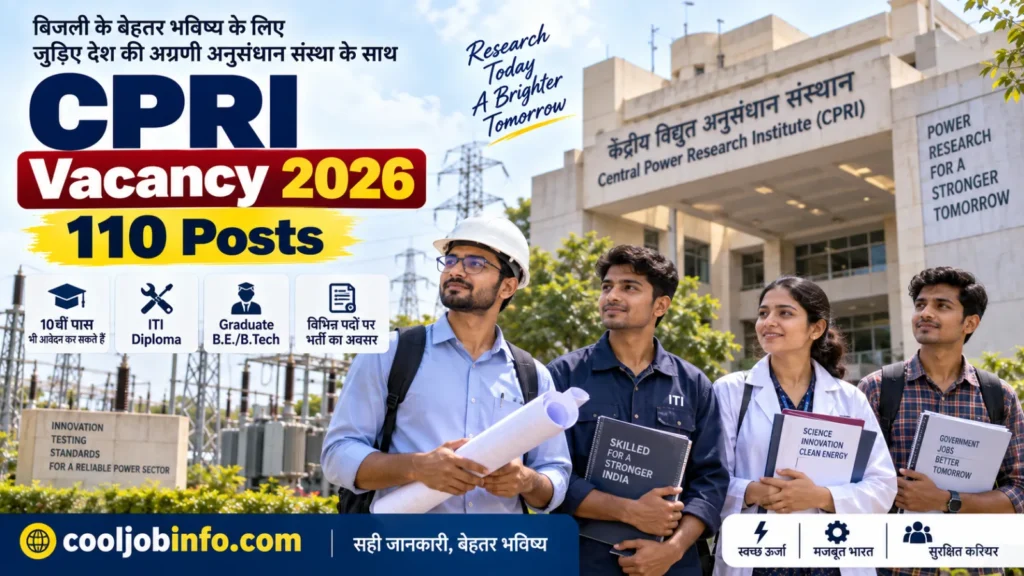 CPRI Vacancy 2026
