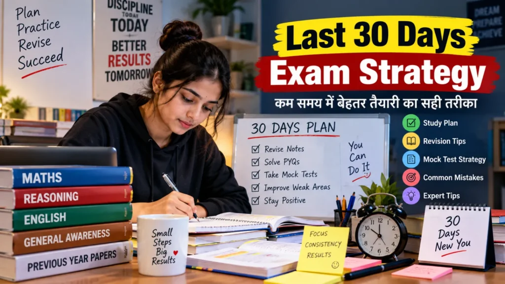 Last 30 Days Exam Strategy: परीक्षा से पहले ऐसे करें तैयारी, बेहतर स्कोर के लिए