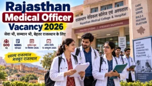 Rajasthan Medical Officer Vacancy 2026