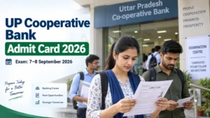 UP Cooperative Bank Admit Card 2026