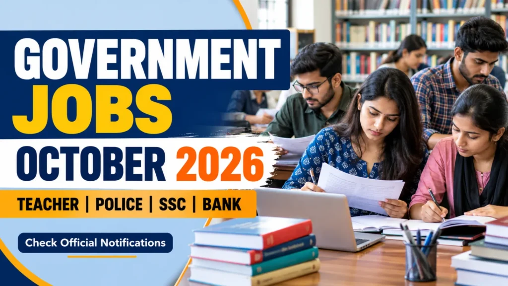 Government Jobs October 2026