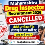 MPSC Drug Inspector Recruitment Cancelled 2026: Re-Exam Update
