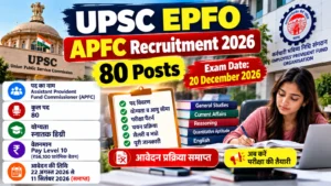 UPSC EPFO APFC Recruitment 2026